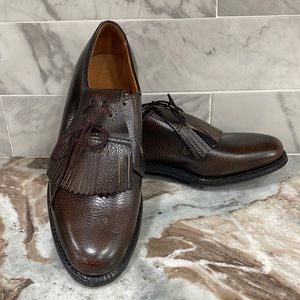 Dexter Golf Shoes Spiked Cleats Brown Leather Kiltie Mens Sz 8D Vintage Pro